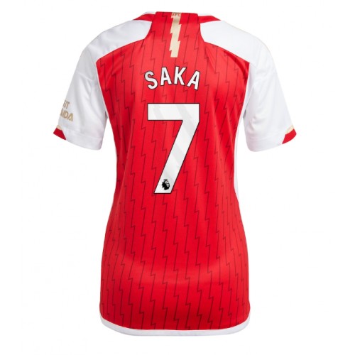 Echipament fotbal Arsenal Bukayo Saka #7 Tricou Acasa 2023-24 pentru femei maneca scurta